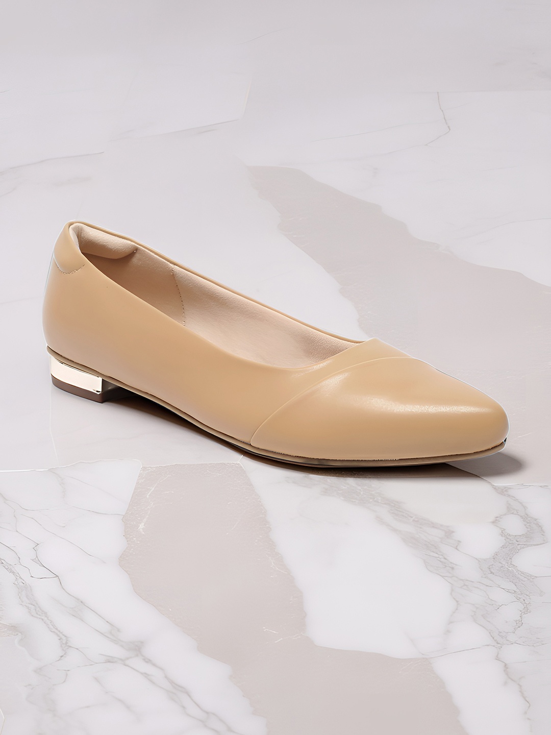 

Van Heusen Women Ballerinas Flats, Beige