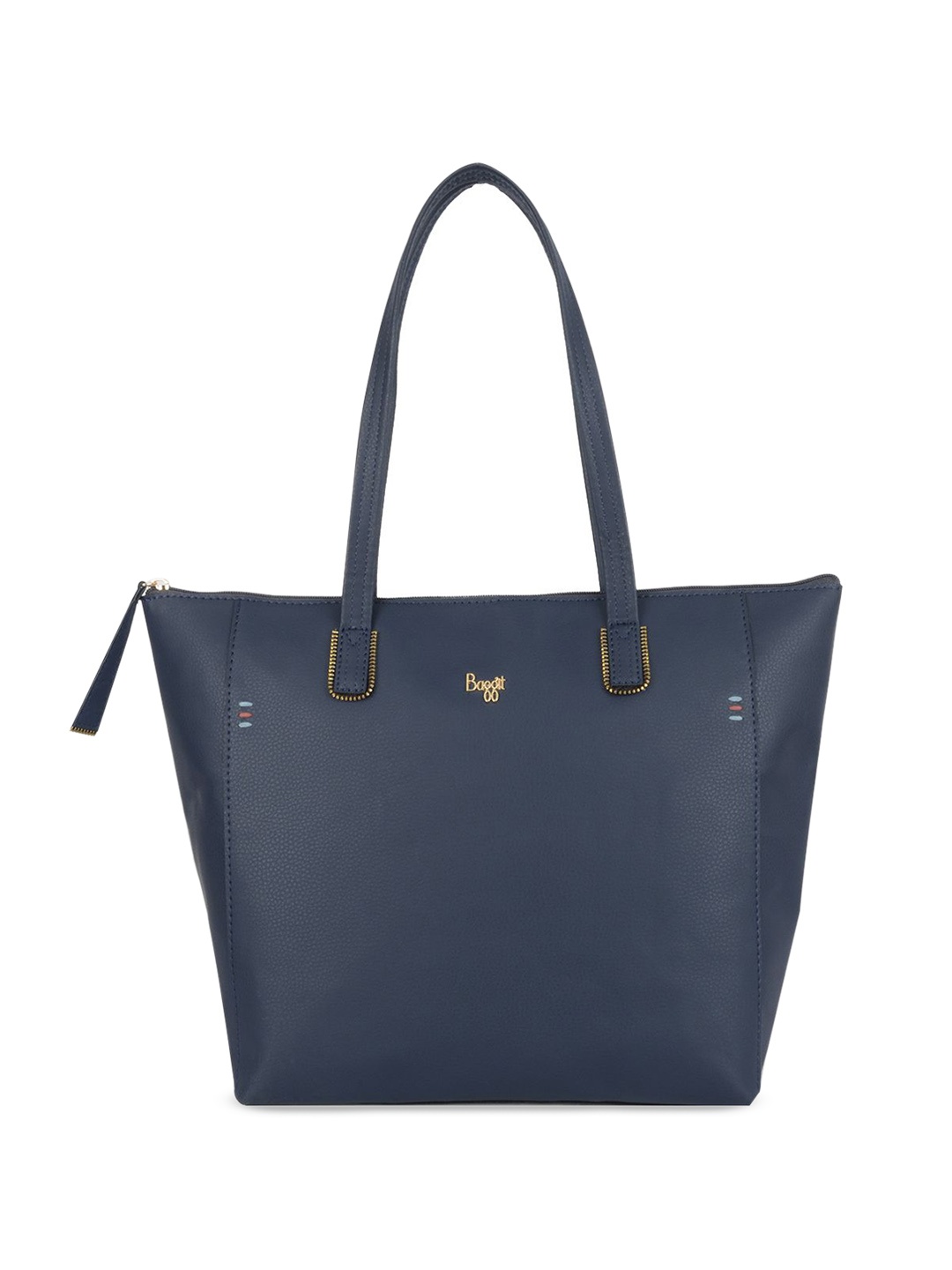 

Baggit PU Structured Tote Bag, Blue