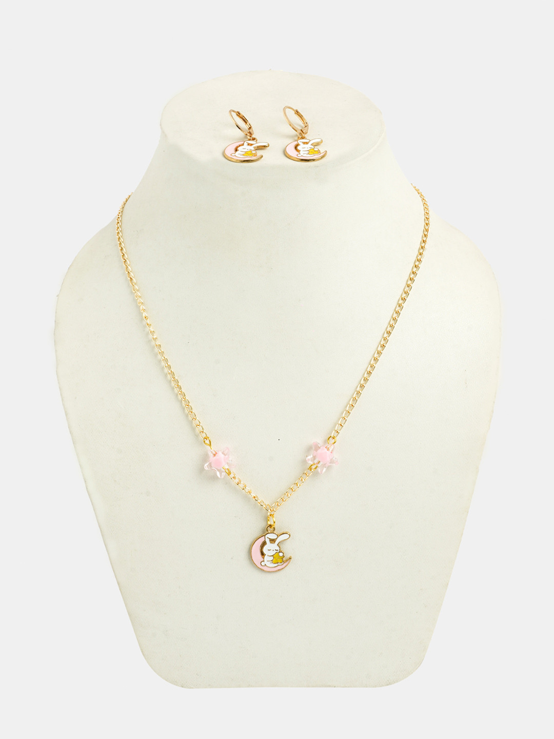 

Daizy Girls Bunny Enamelled Jewellery Set, Gold
