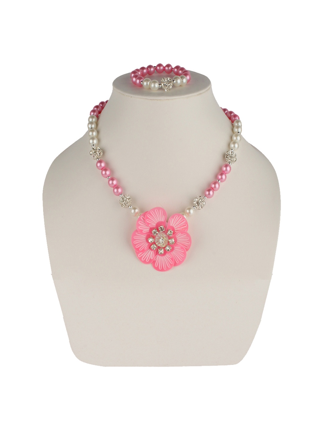 

Daizy Girls Beaded Jewellery Set, Pink