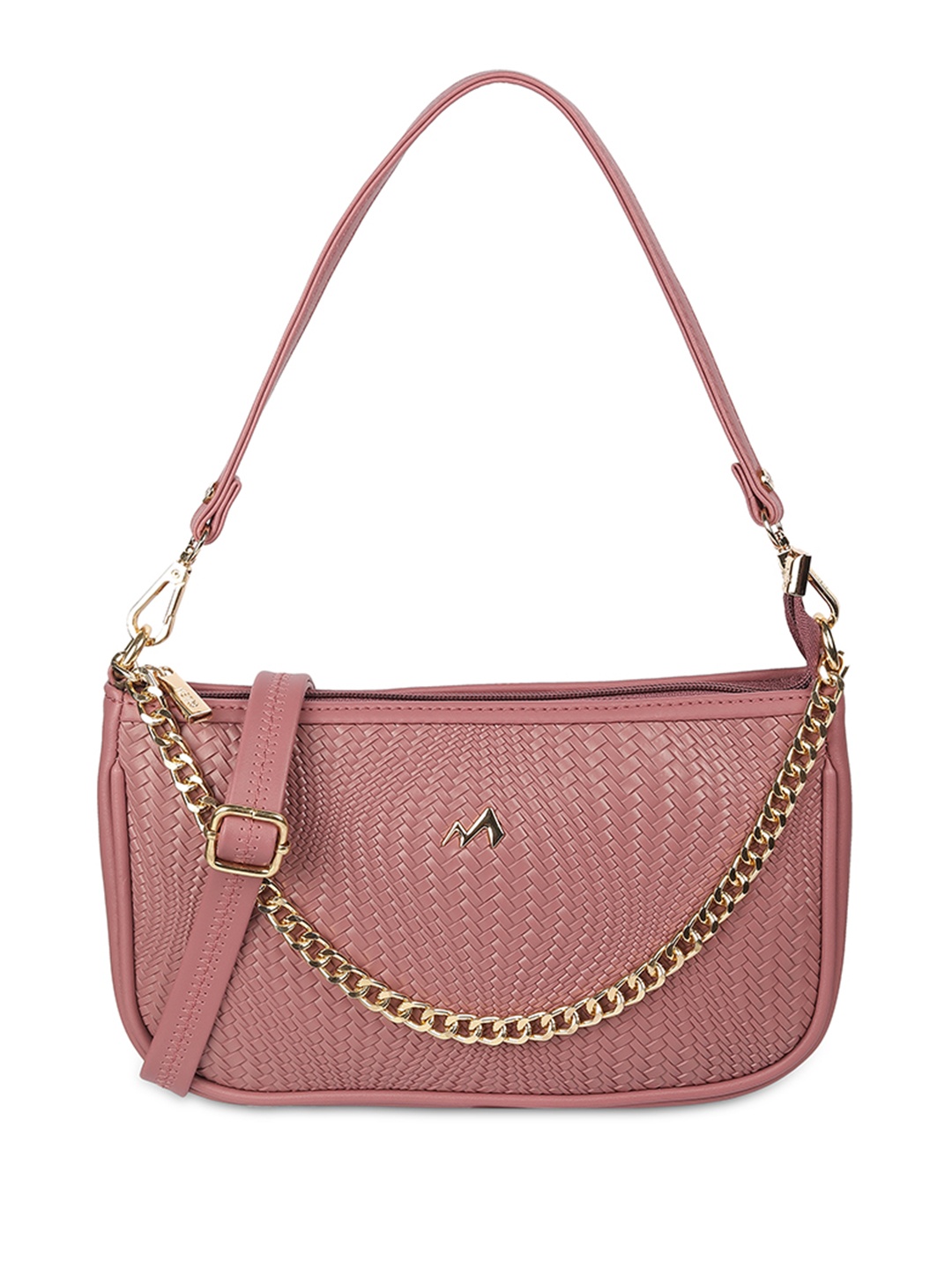 

Metro Women Embellished Bowling Sling Bag, Pink