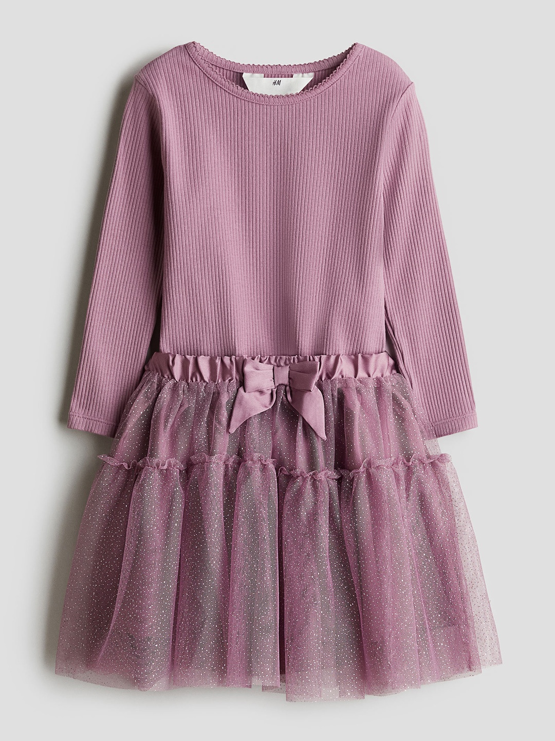 

H&M Girls Long Sleeved Clothing Set, Purple