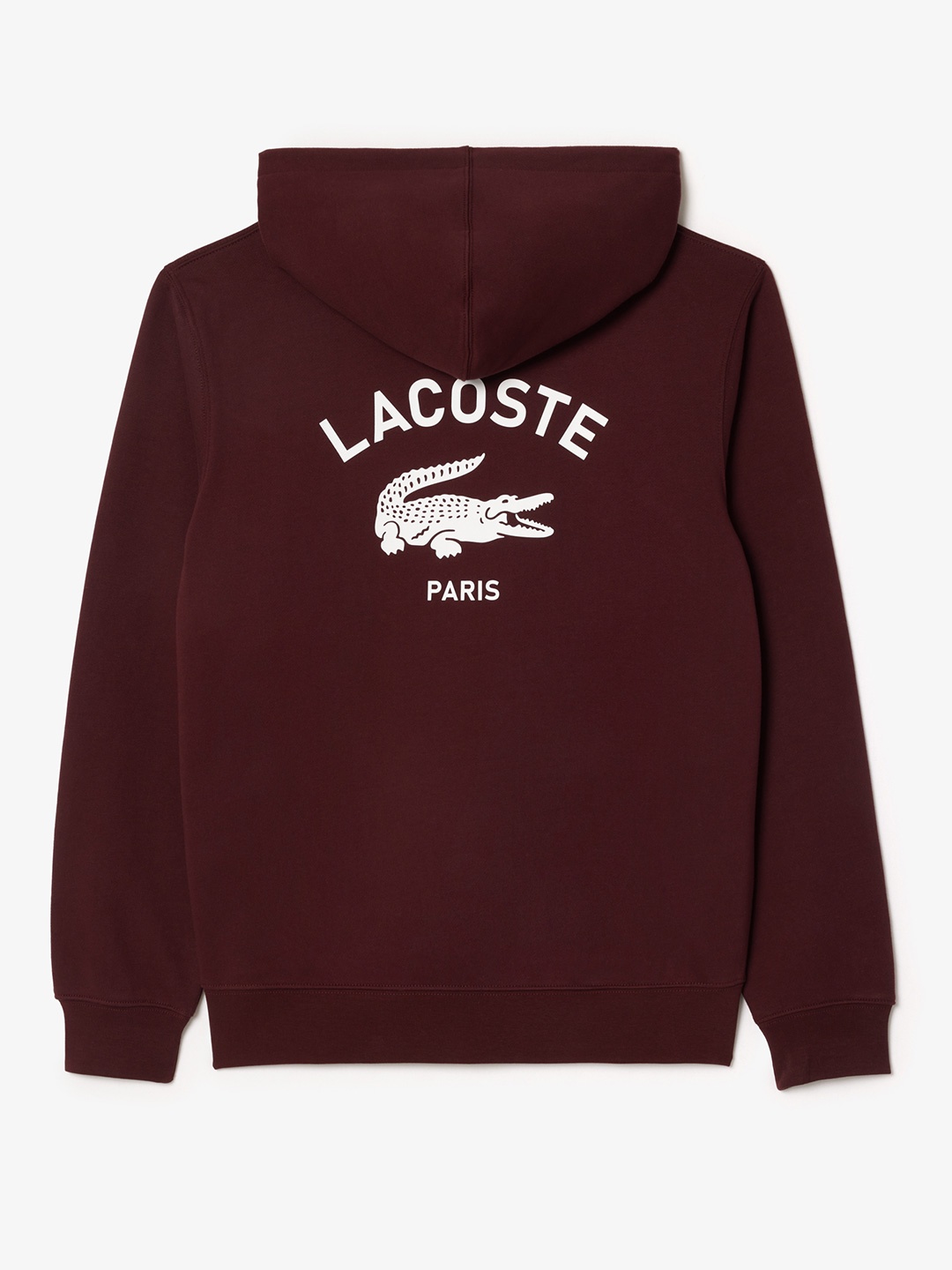 

Lacoste Men Hooded Long Sleeves Pullover Sweatshirt, Purple