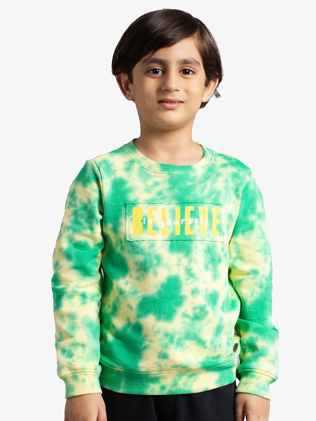 

Ed-a-Mamma Boys Printed Sweatshirt, Green