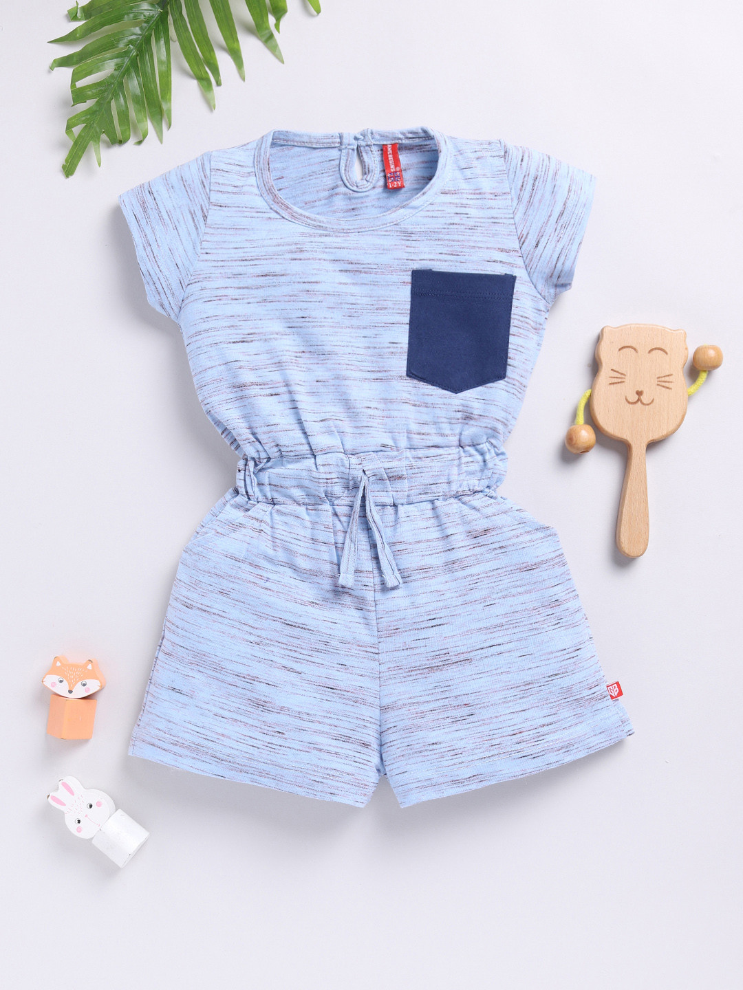 

Here&Now X Game Begins Girls Jumpsuit, Blue
