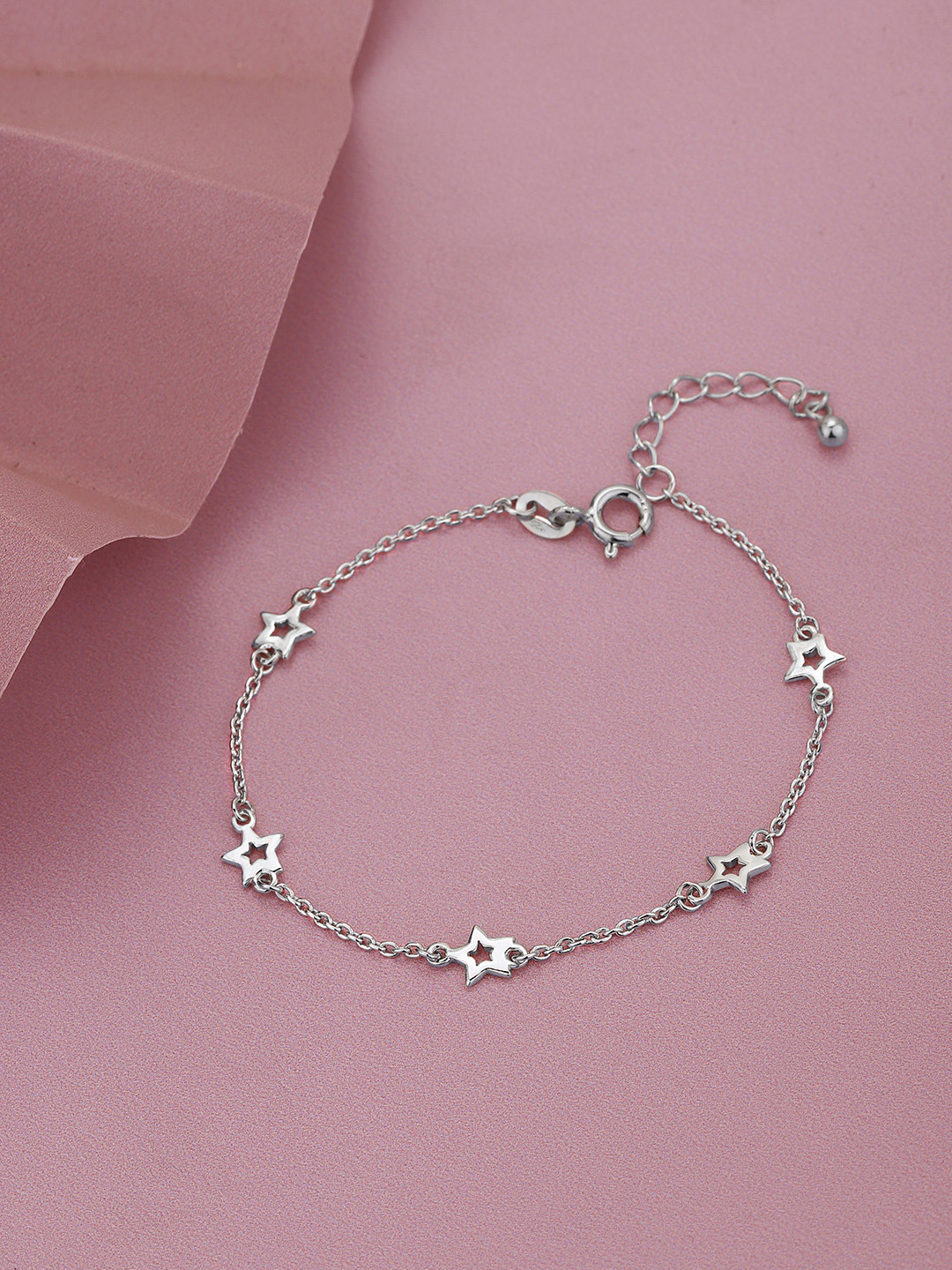 

Sangria Rhodium-Plated 925 Sterling Silver Charm Bracelet