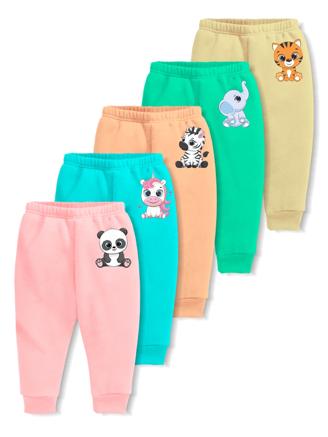 

x2o Kids Pack Of 5 Printed Jogger Lounge Pants, Pink