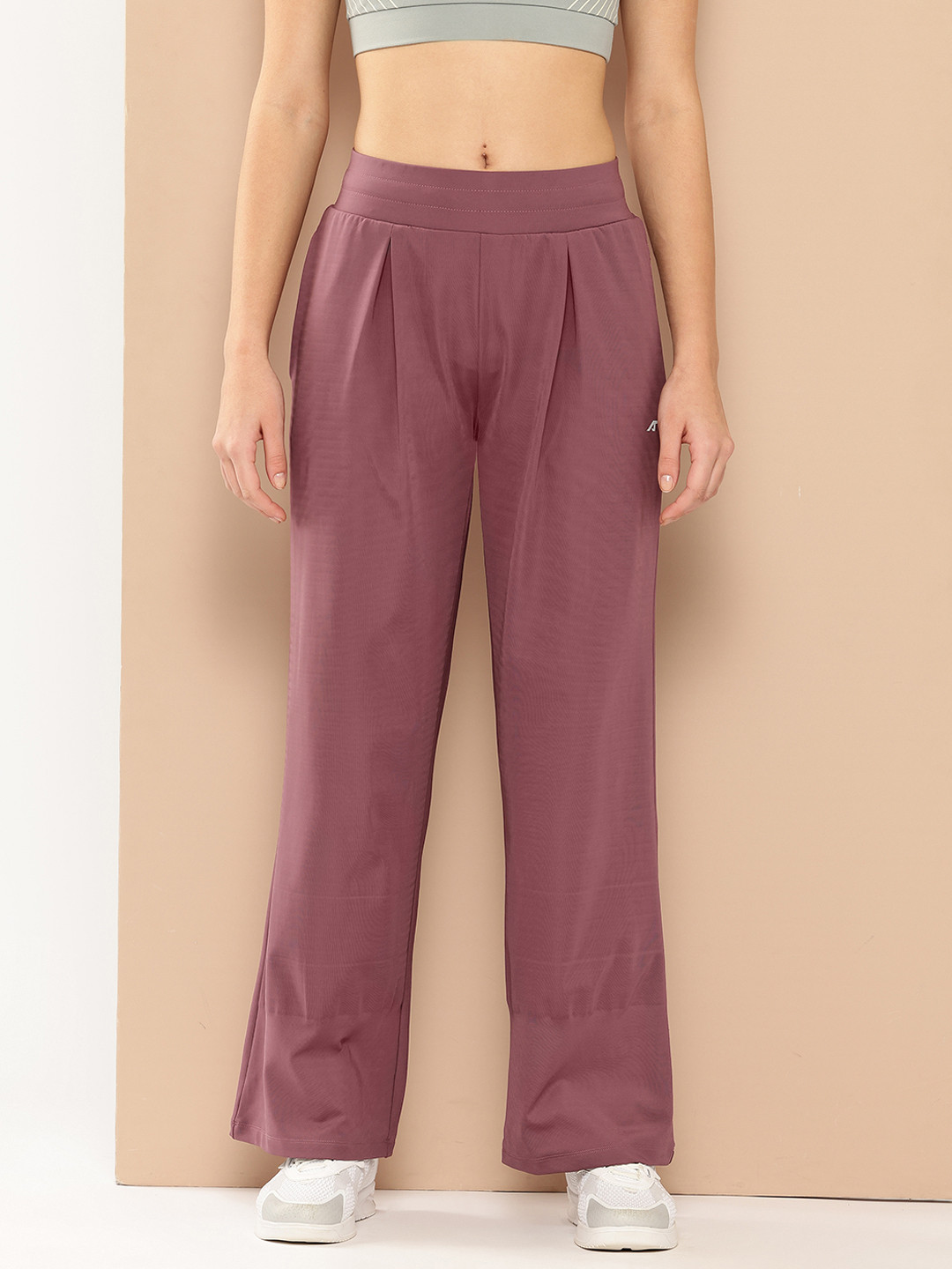 

Alcis Women Solid Track Pants, Mauve