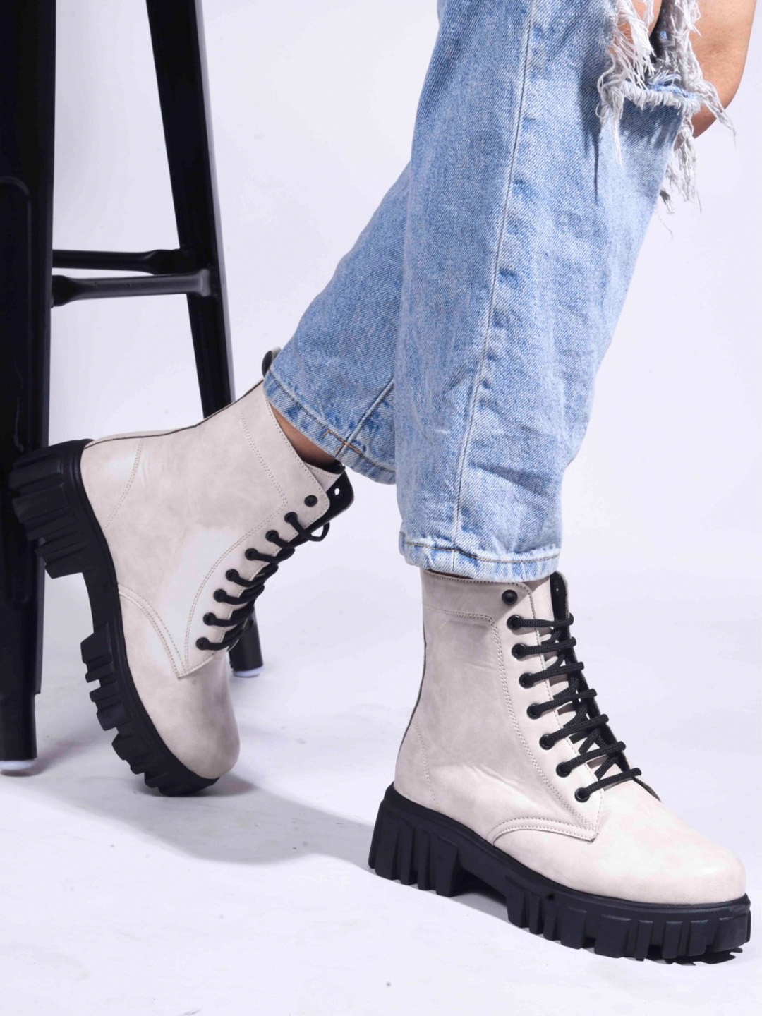 

JM Looks Women Regular Boots, Cream