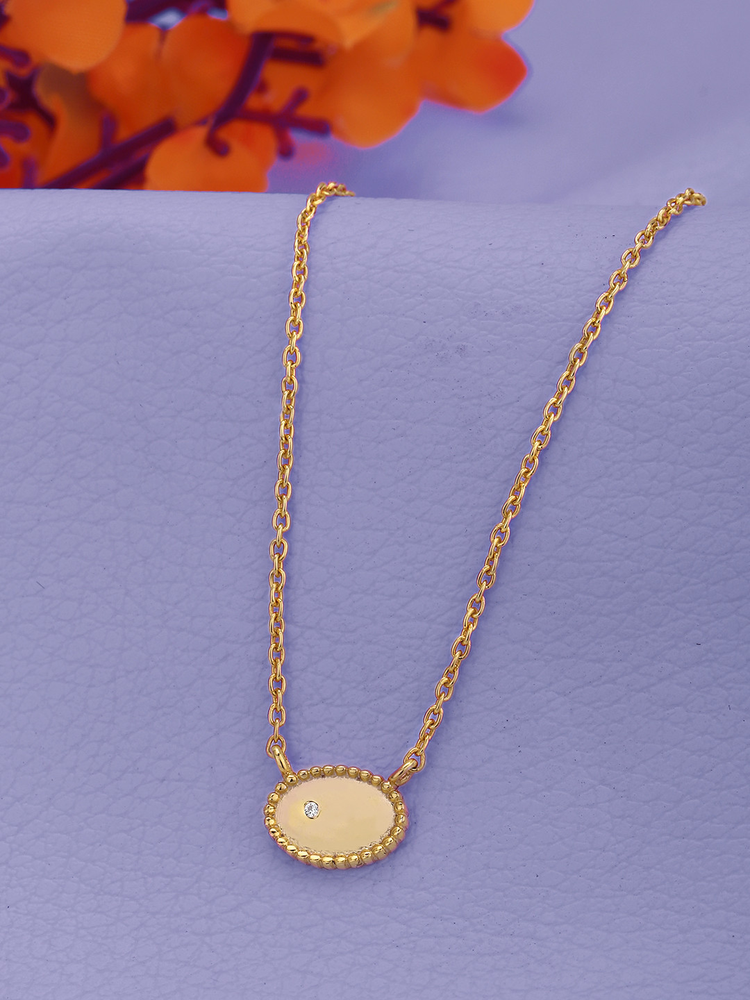 

DressBerry 925 Sterling Silver Necklace, Gold
