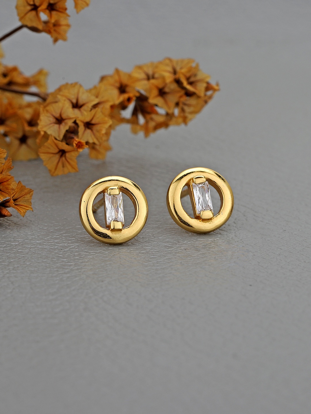 

DressBerry 925 Sterling Silver Gold-Plated Studs