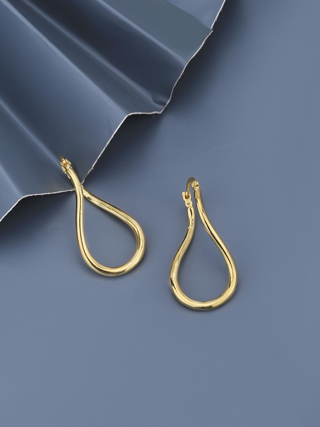 

Carlton London 18KT Gold-Plated Contemporary Drop Earrings