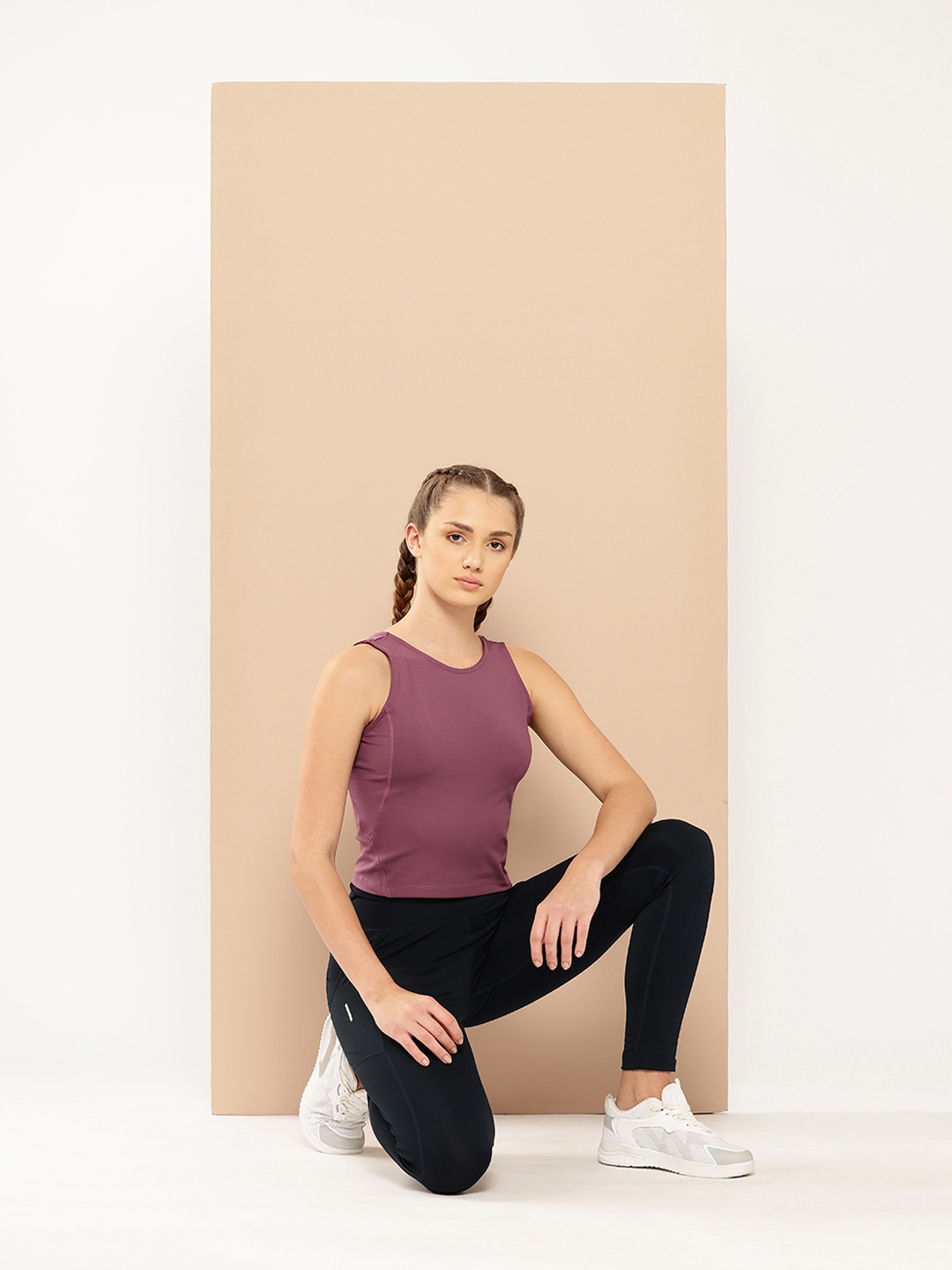 

Alcis Sports Crop Top, Mauve