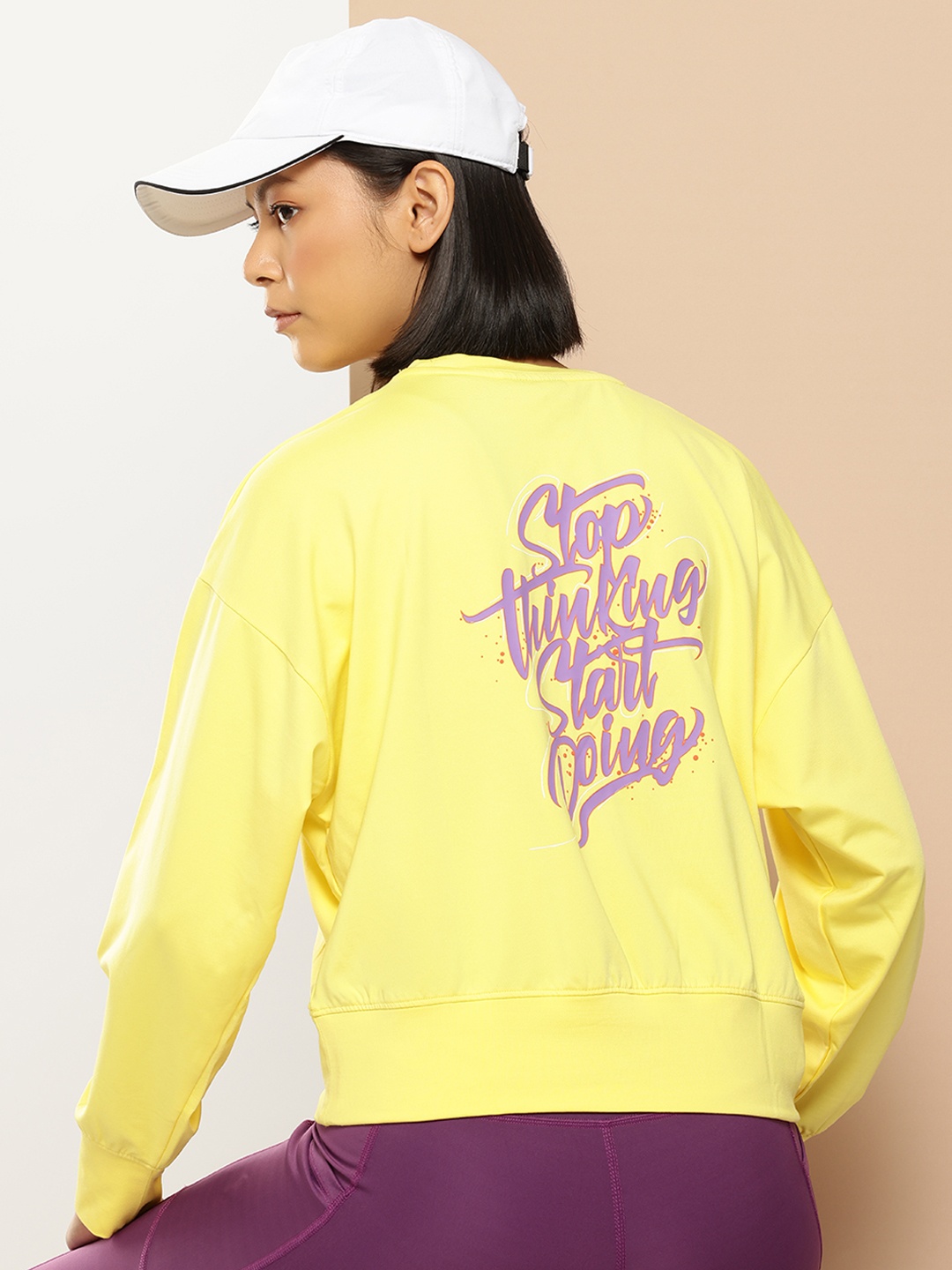 

Alcis Printed Outdoor Sweatshirt, Yellow