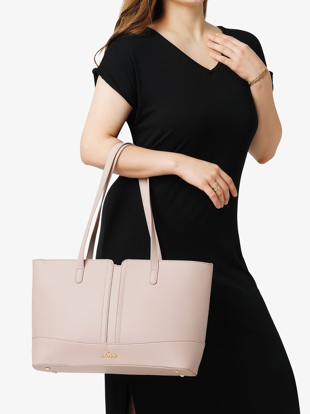 

Lavie Structured Angela Shoulder Bag, Pink