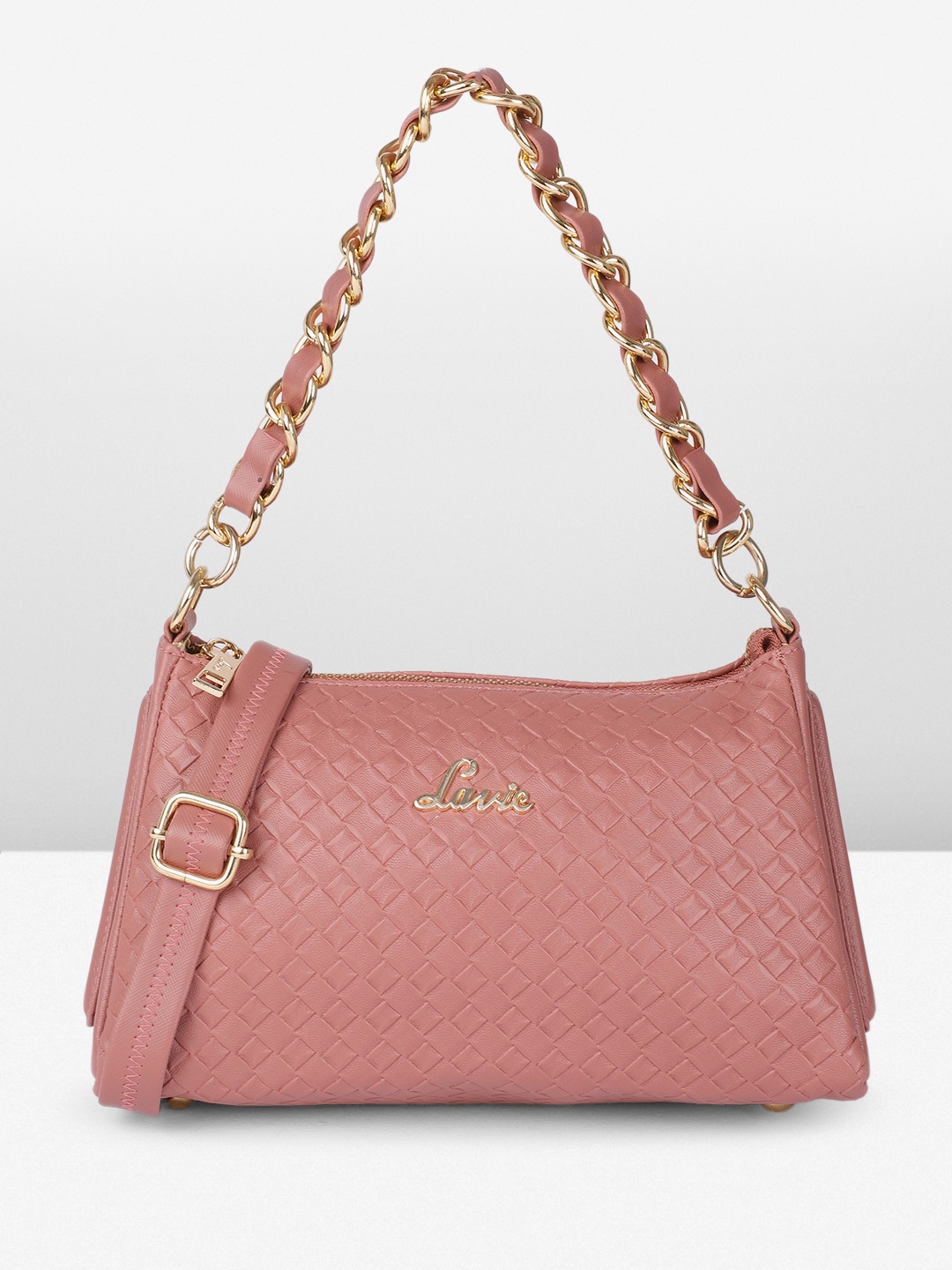 

Lavie Cheryl Handheld Bag with Chain Design Handle, Mauve