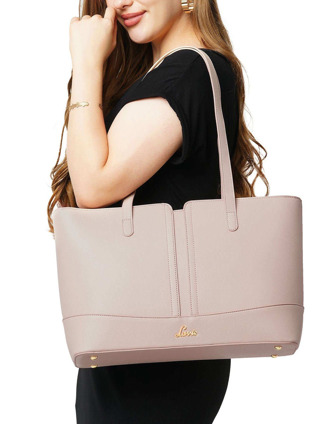 

Lavie Structured Angela Shoulder Bag, Beige