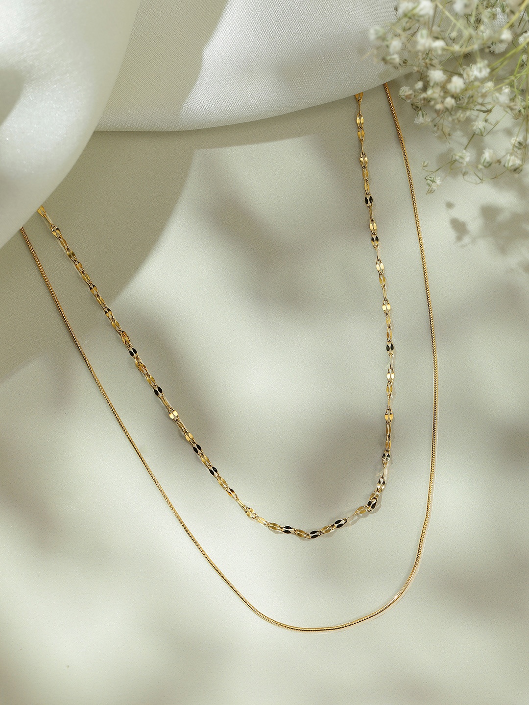 

Avyana Gold-Plated Layered Chain