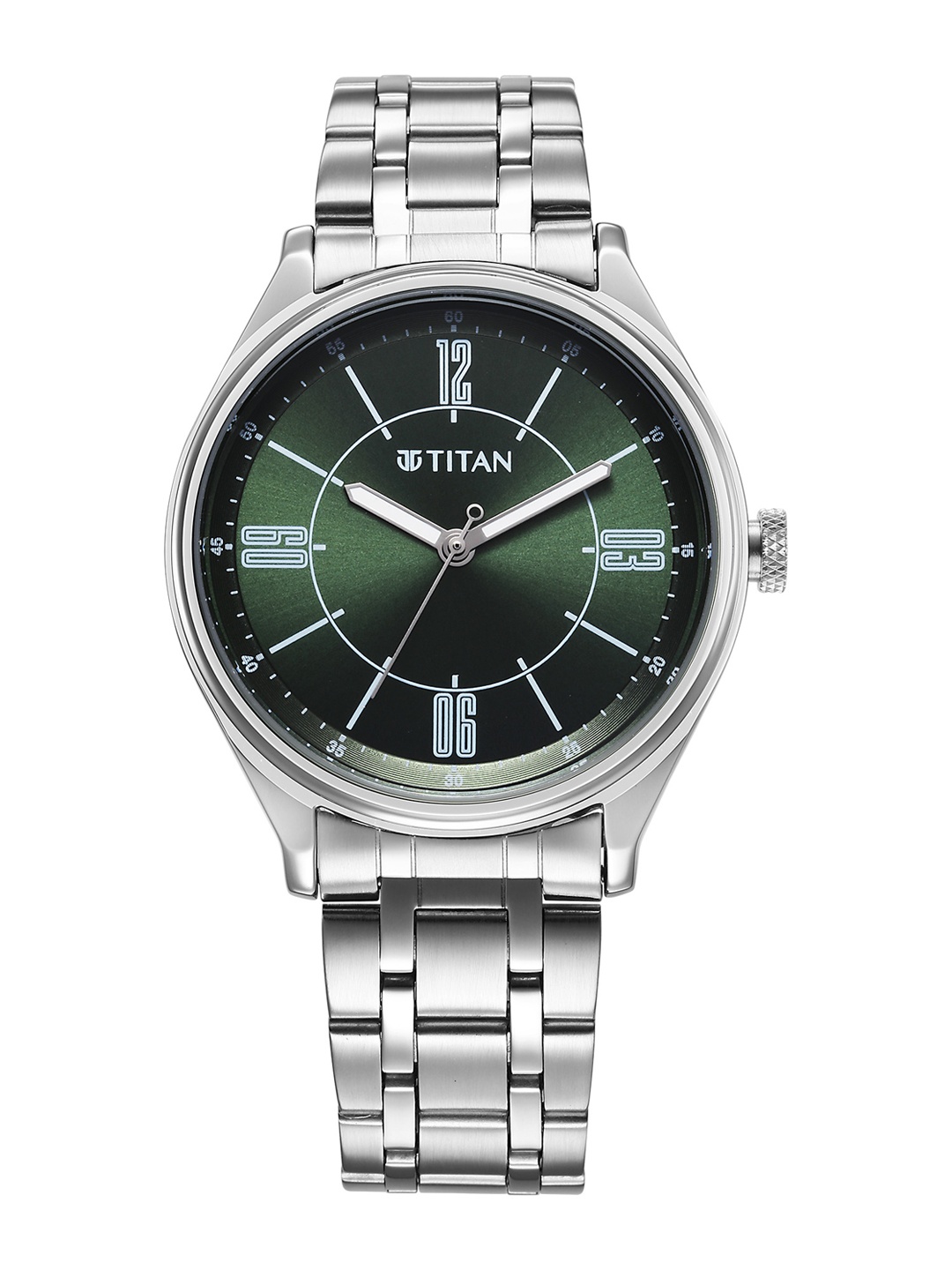 

Titan Men Analogue Watch 10024SM01, Green