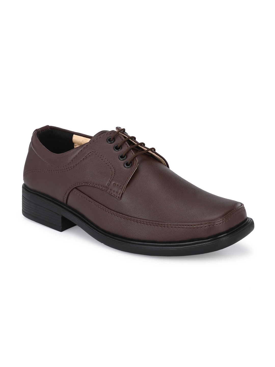 

SHOE DAY Men Lace-Up Formal Derbys, Brown