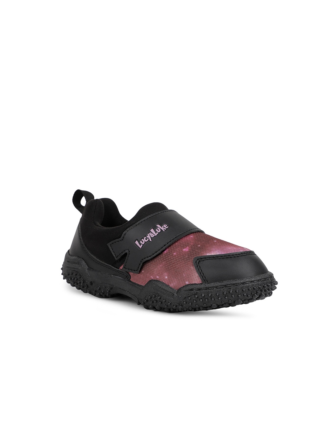 

LIBERTY 8005 50E Kids Colourblocked Sports Walking Shoes, Black