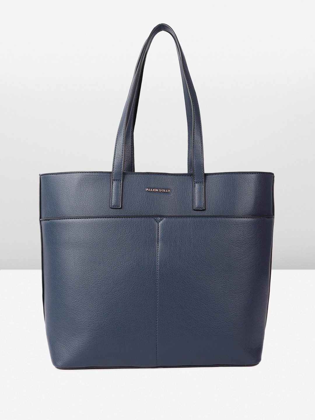 

Allen Solly Structured Shoulder Bag with Laptop Sleeve, Navy blue