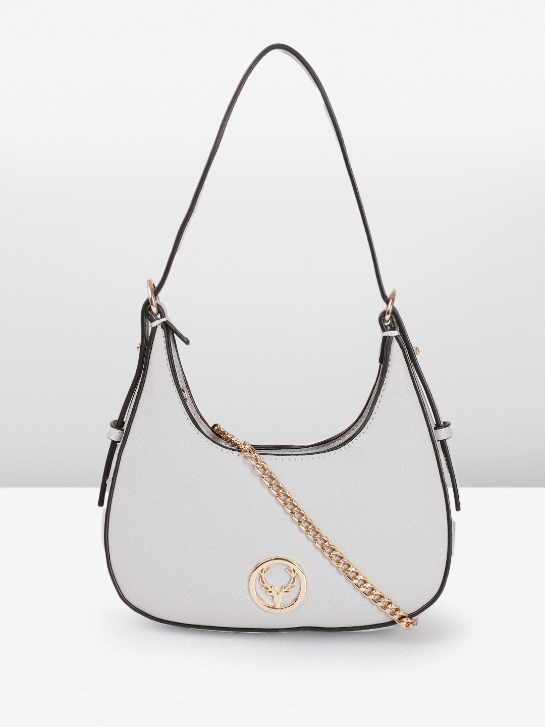 

Allen Solly Structured Hobo Bag, Grey