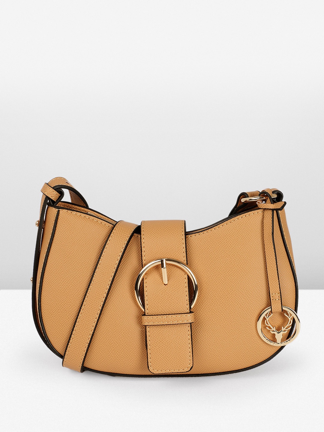 

Allen Solly Structured Sling Bag, Tan