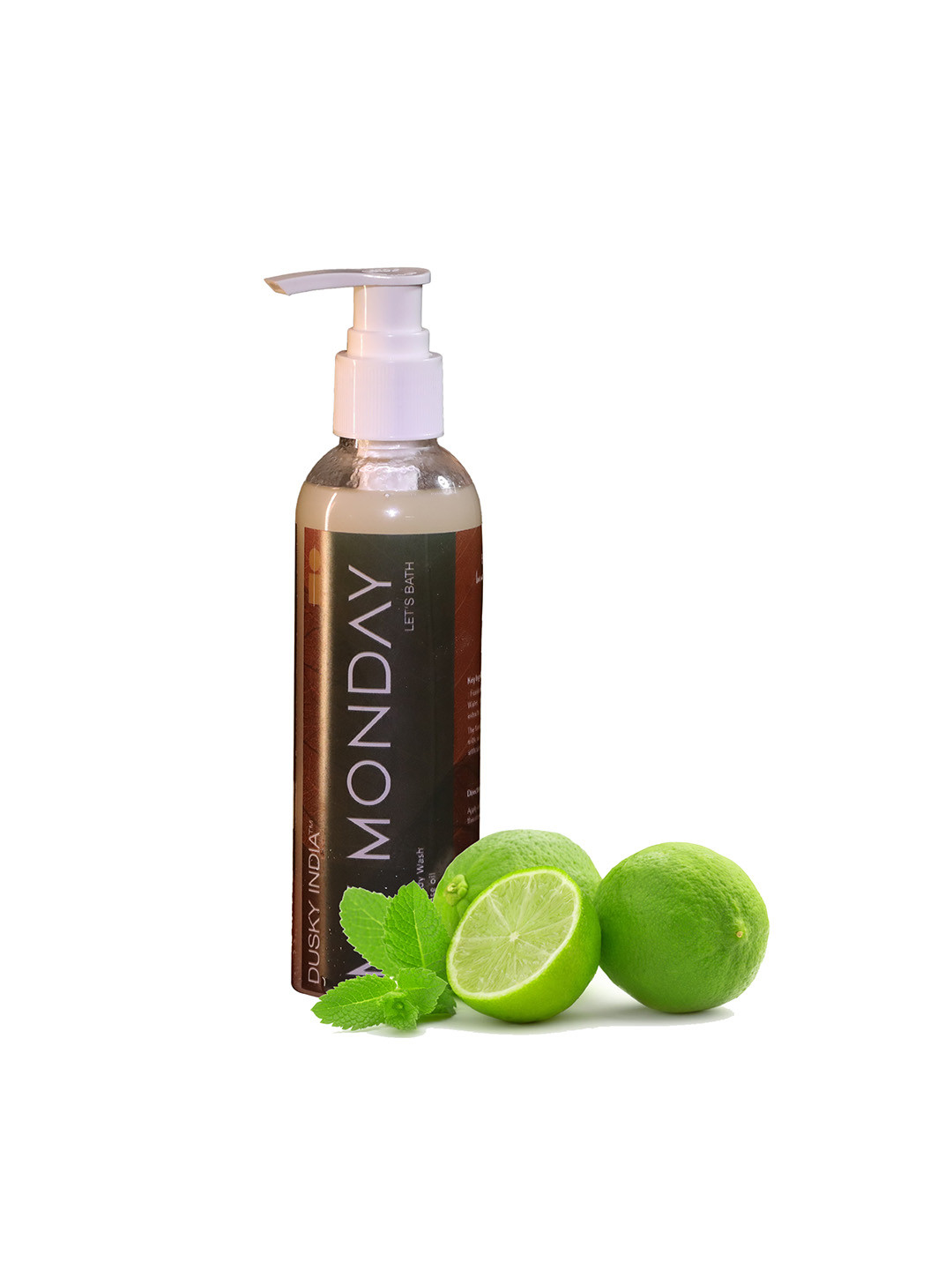 

DUSKY INDIA Balancing Lime Body Wash With Frankincense Oil 200 ml, Green