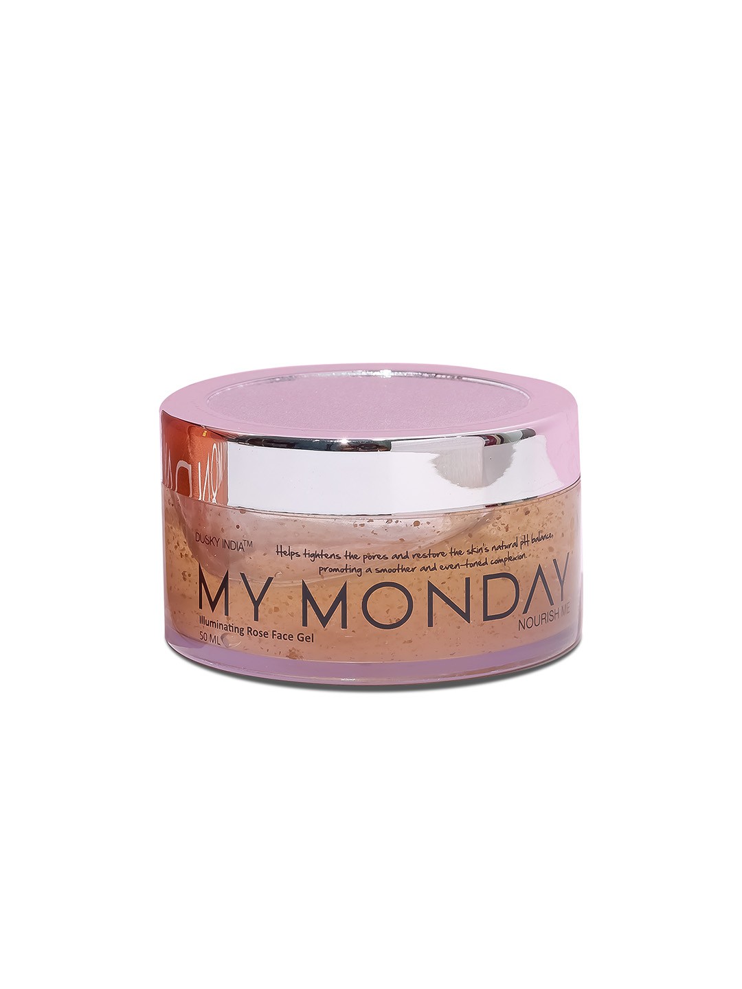

DUSKY INDIA My Monday Illuminating Rose Face Gel 50 ml, Brown