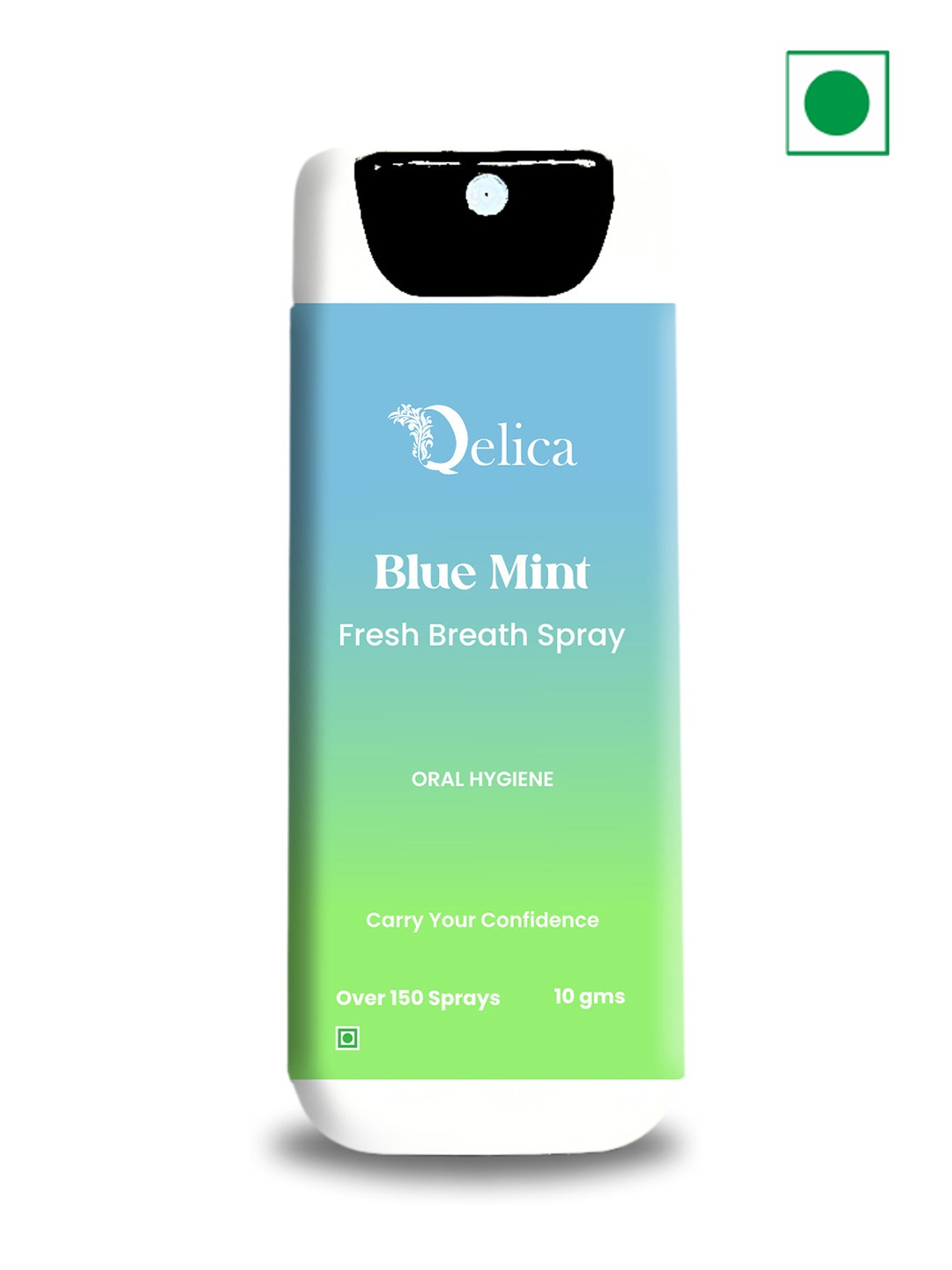 

Qelica Instant Mouth Freshener Kissing Mouth Spray -10g Each, Blue