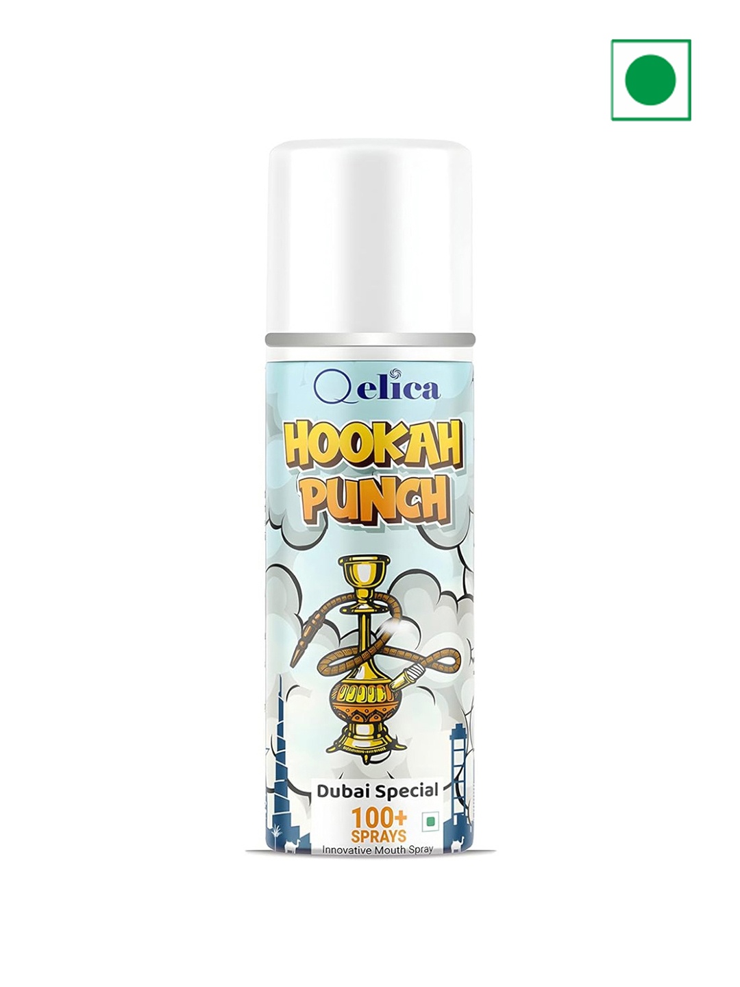 

Qelica Hookah Punch Mouth Freshener Spray 10 g, White