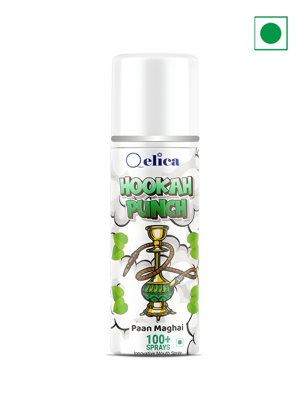

Qelica Paan Magahi Fresh Breath Spray-10g, Green