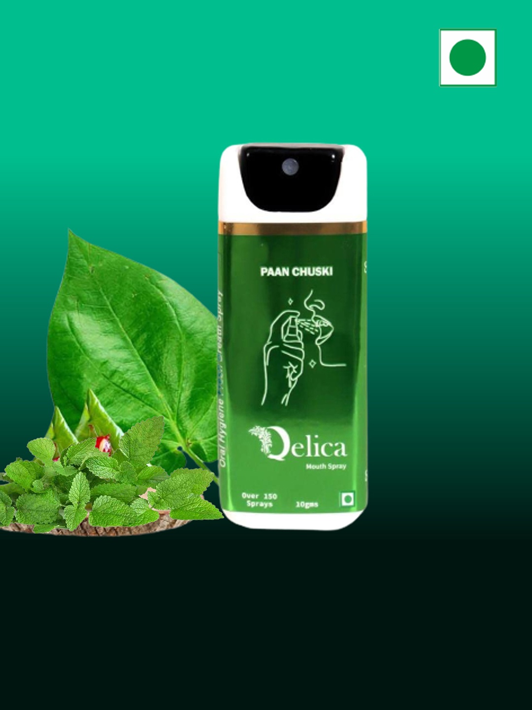 

Qelica Paan Chuski Mouth Freshener Spray 10 g, Green