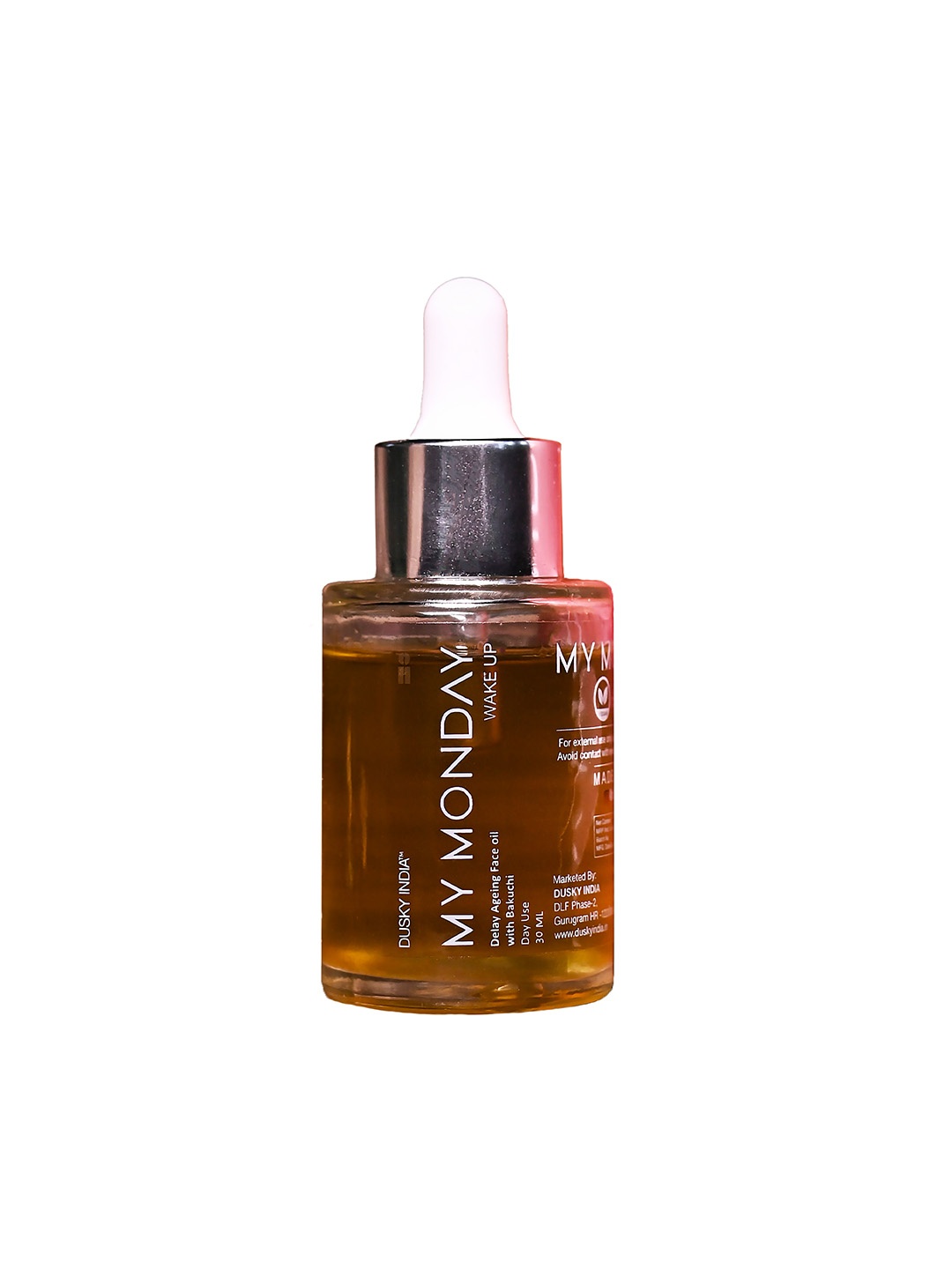 

DUSKY INDIA My Monday Delay Ageing Facial Oil with Bakuchi - 30 ml, Orange