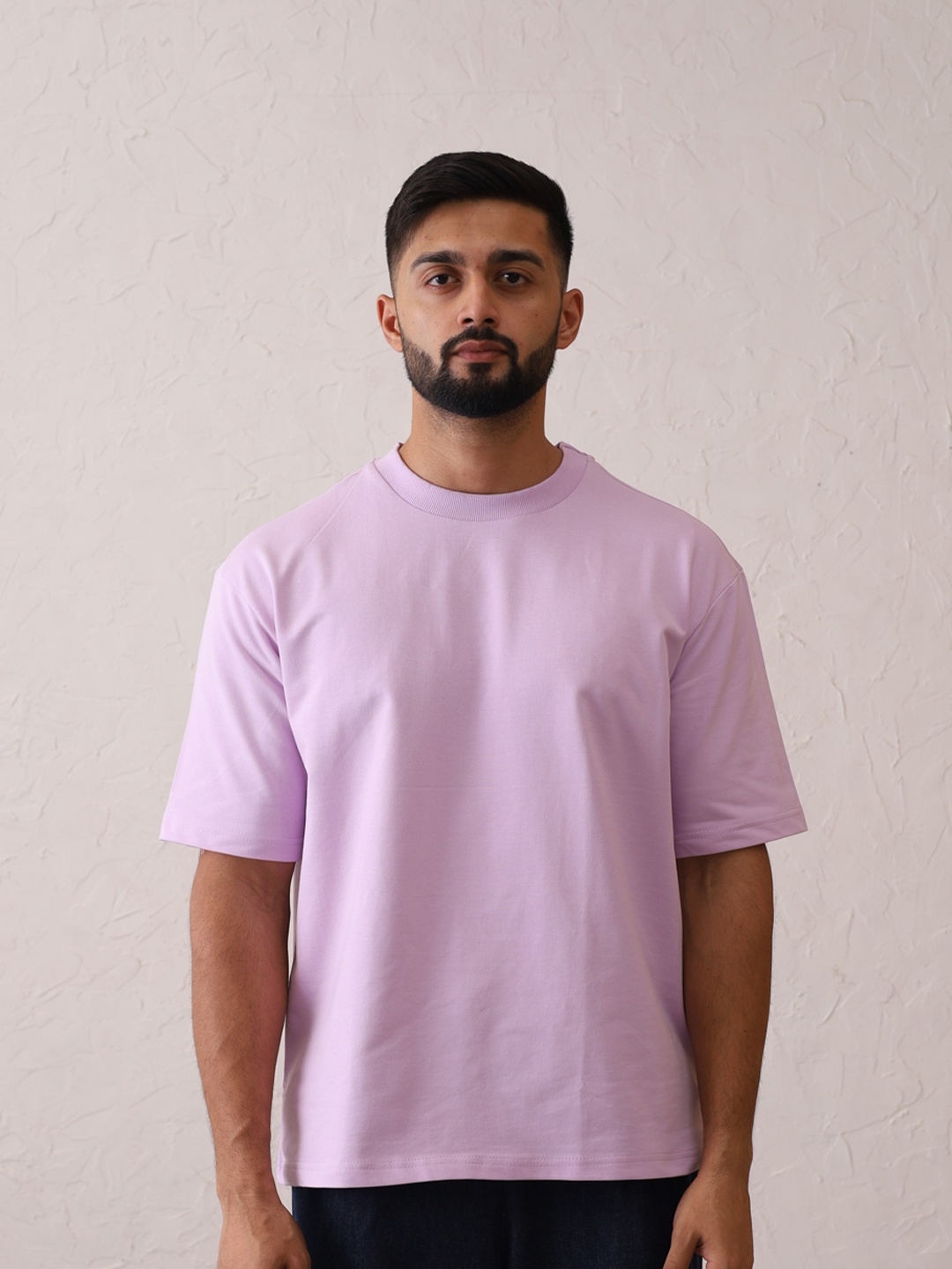 

Kranium Men V-Neck Extended Sleeves T-shirt, Purple