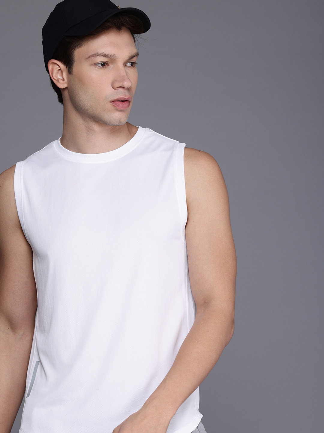 

HRX by Hrithik Roshan Men Rapid-Dry Training T-shirt, White