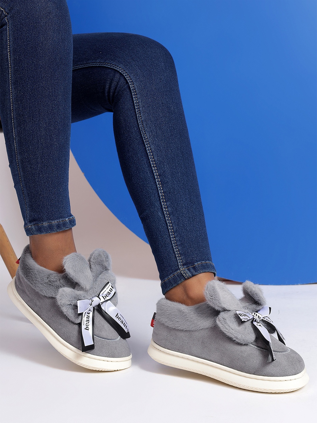 

CASSIEY Women Slip on Casual Shoes, Grey