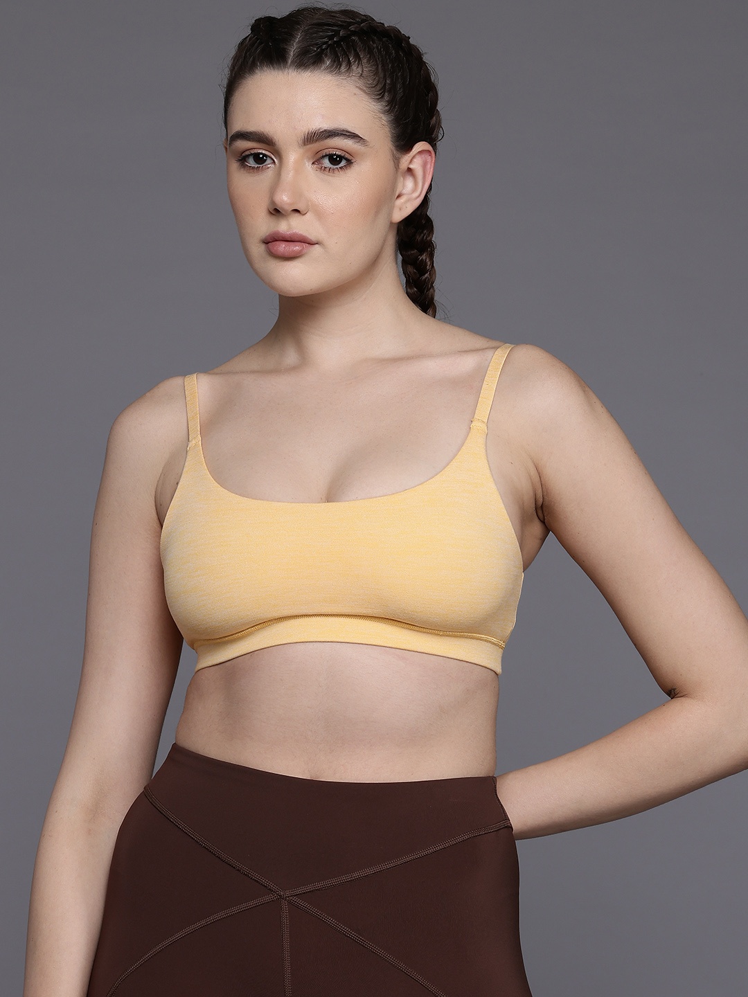 

ADIDAS Medium Coverage Lightly Padded Sports Bra, Orange