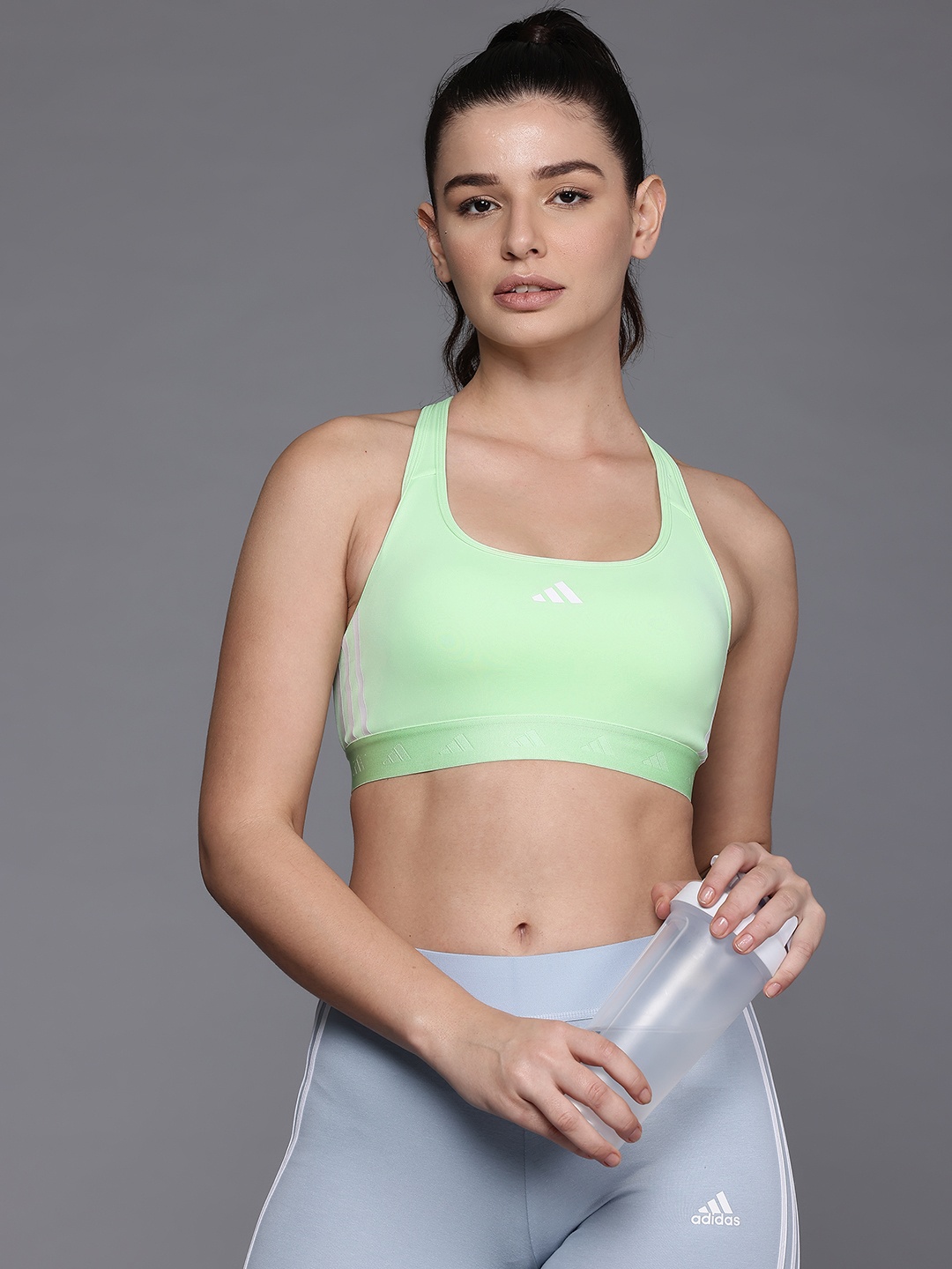 

ADIDAS Graphic Bra Medium Coverage Lightly Padded, Green