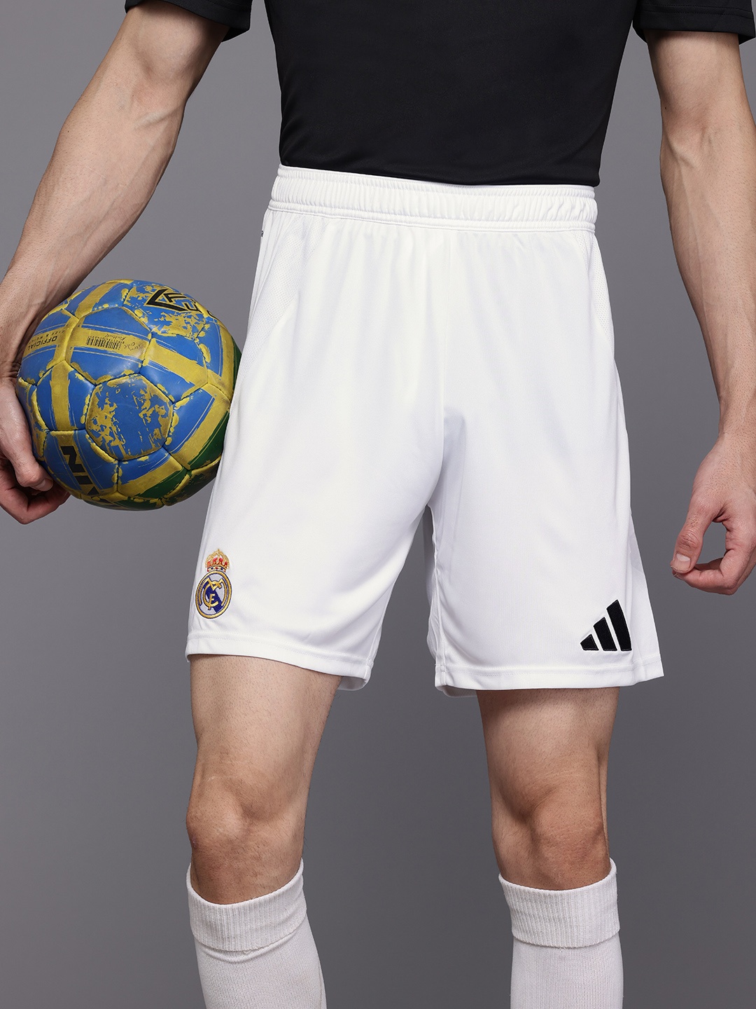 

ADIDAS Men Real Madrid 24/25 Home Shorts, White