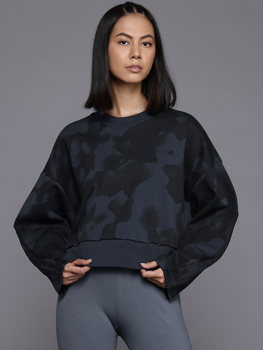 

ADIDAS Future Icons 3-Stripes Sweatshirt, Navy blue