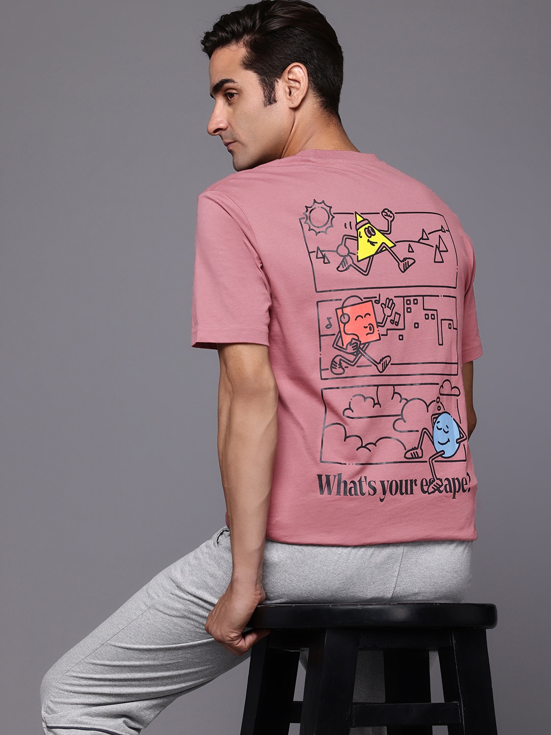 

ADIDAS Graphic Pure Cotton T-shirt, Pink