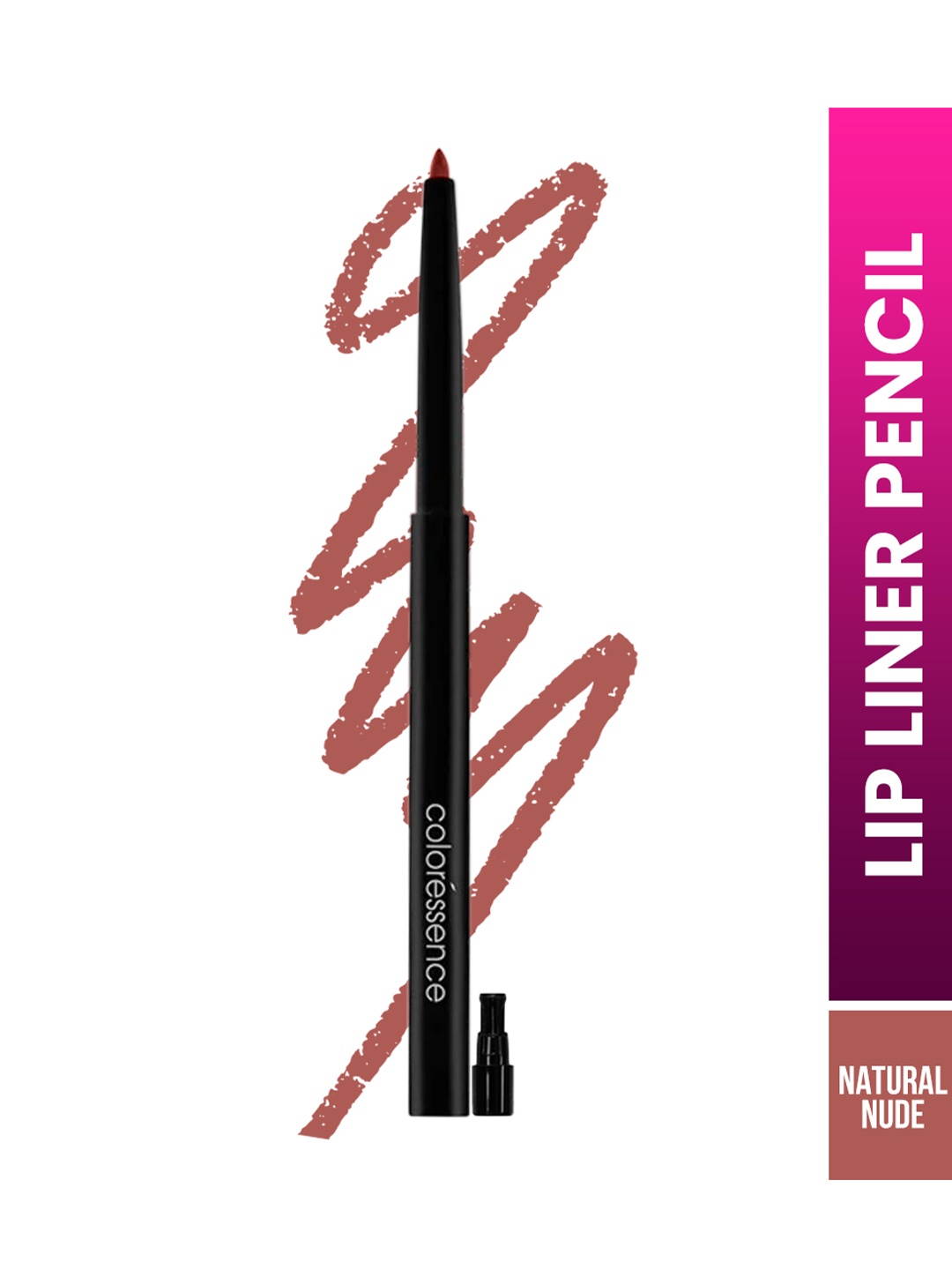 Coloressence Pout Perfect Lip Liner-0.25g Shade Natural Nude-LL-7, Brown