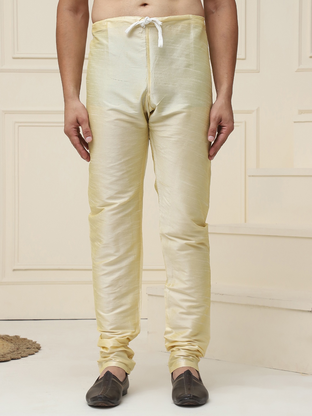 

SOJANYA Men Freesize Churidaar Men Pyjama, Gold