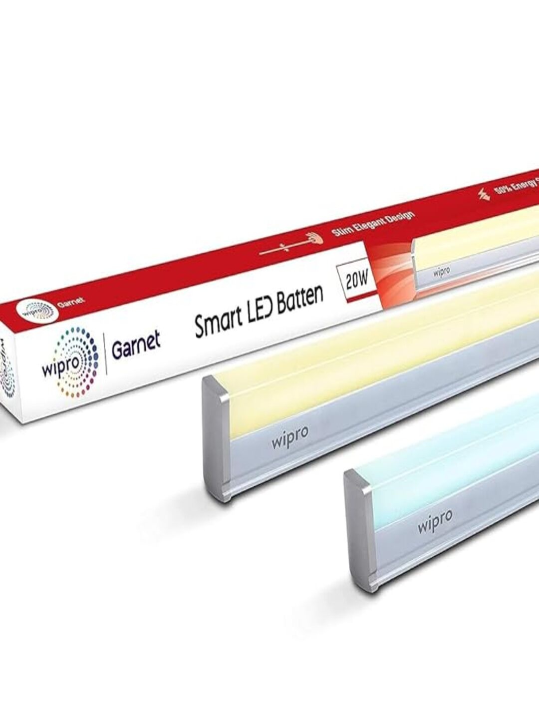 

Wipro Next Smart Wi-Fi 20W CCT LED Batten, White