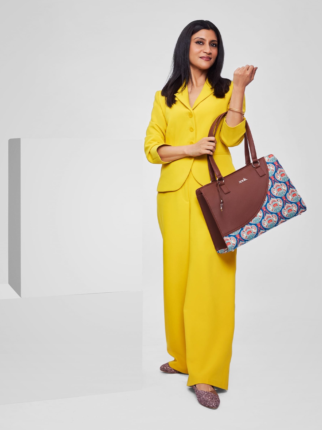 

ZOUK Women Kovil Blue Office Essential Bag