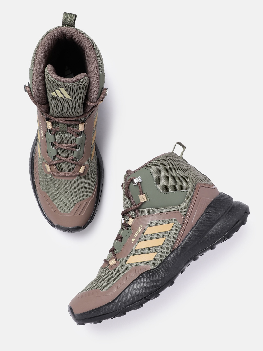 

ADIDAS Men Iron Trek Shoes, Green