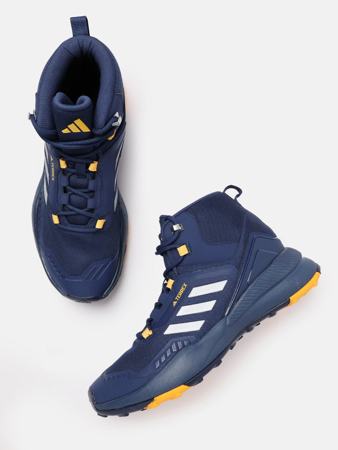 

ADIDAS Men Iron Trekking Shoes, Navy blue