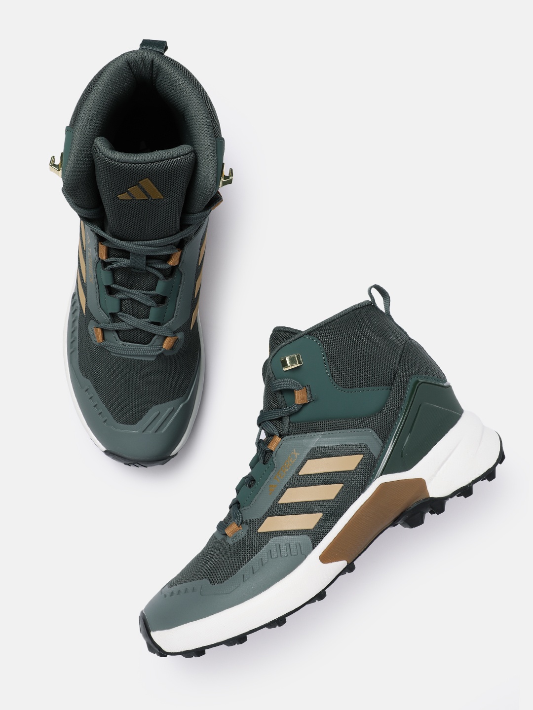 

ADIDAS Men Fast Rockr Trekking Shoes, Green